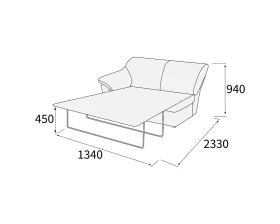 Модуль 2-х мест. с лев./прав. подл-ком с механизмом Афина images