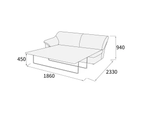 Модуль 3-х мест. с лев./прав. подл-ком с механизмом Афина images