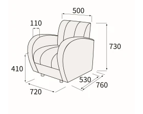 Кресло Альфа Люкс images