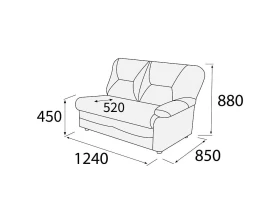 Модуль 2-х мест. с лев./прав. подл-ком Дельта images