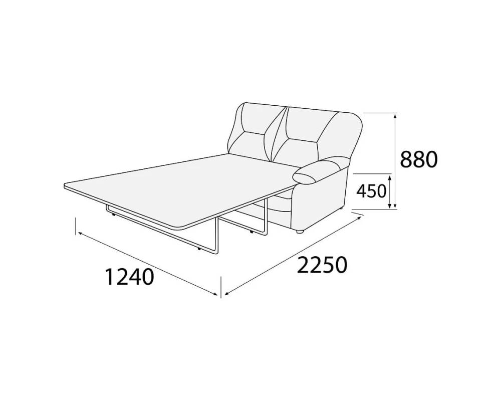 Модуль 2-х мест. с лев./прав. подл-ком с механизмом Дельта