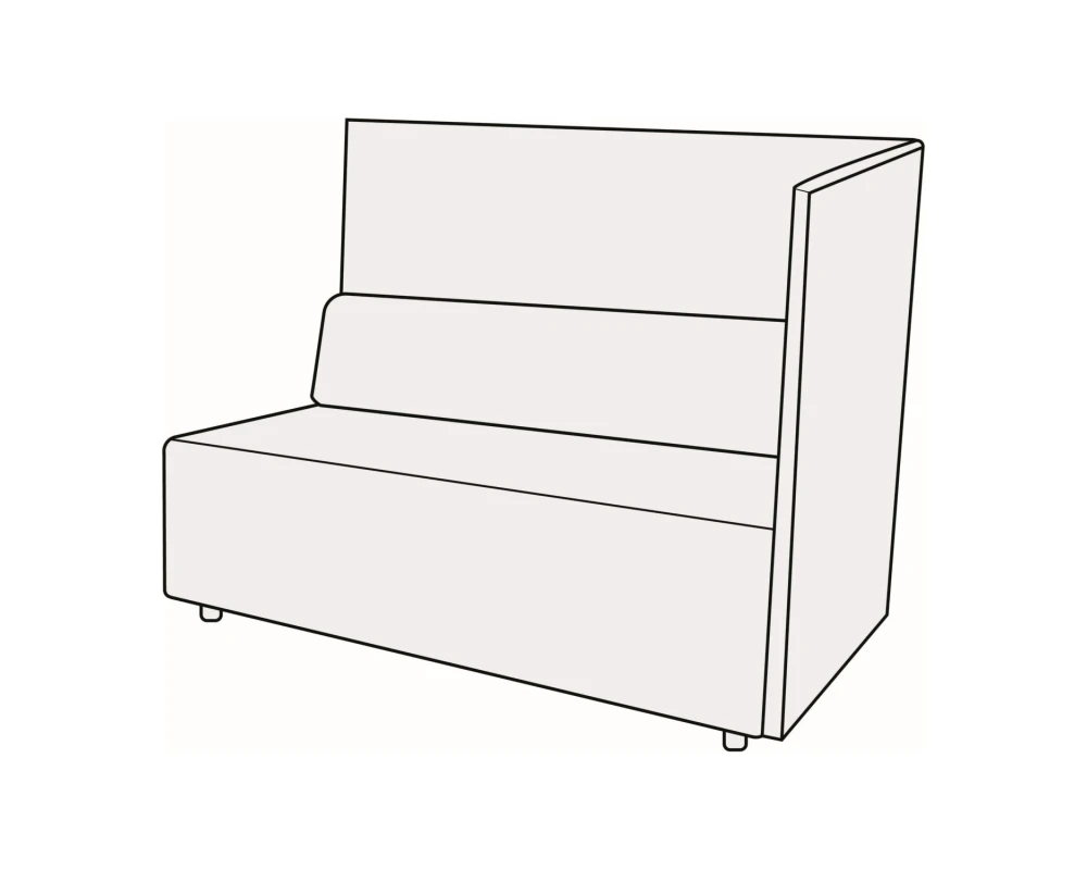 Модуль 2-х мест. с правым подл-комкупе Гамма купе