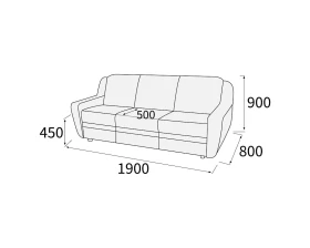 Диван 3-х местный Кронос images
