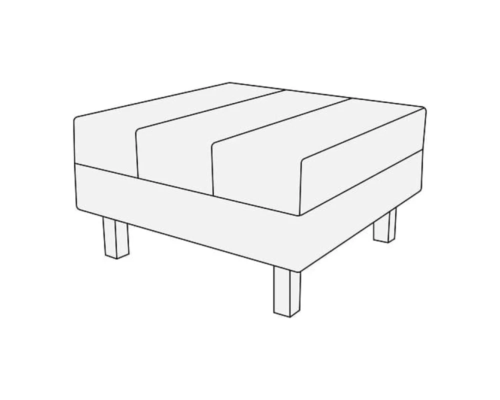 Банкетка 1-х мест. большая Лима