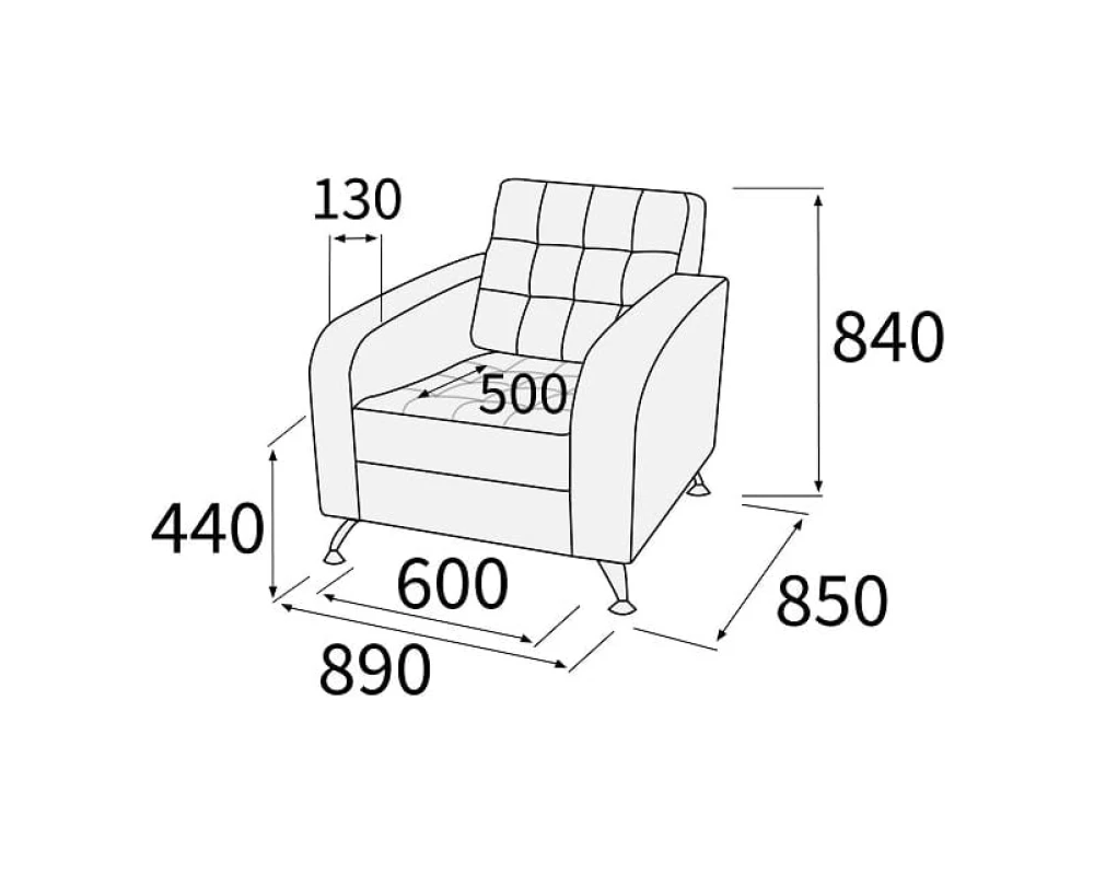 Мягкое кресло Марс