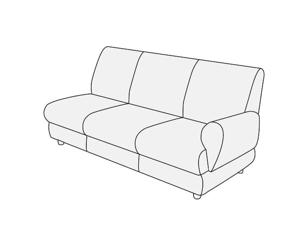 Модуль 3-х мест. с лев./прав. подл-ком Матрикс