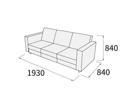 Диван 3-х местный Омега-лайт images