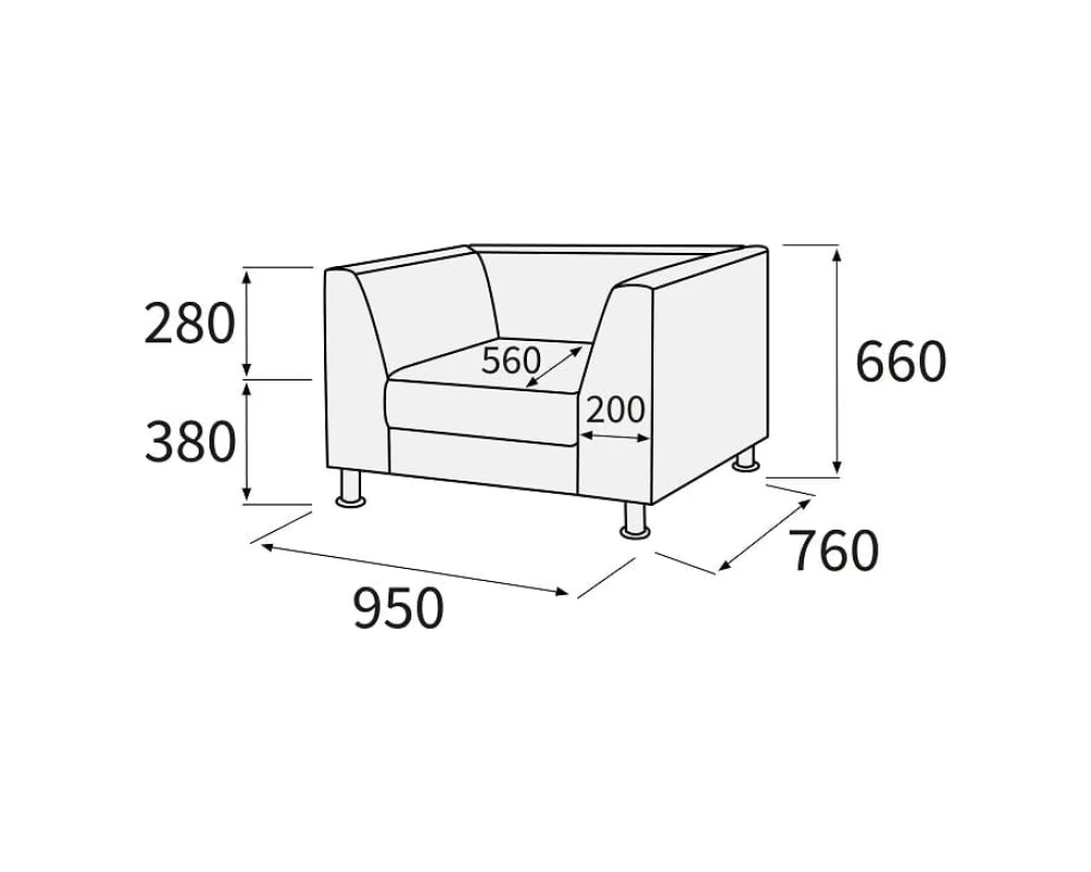 Кресло Омега-люкс