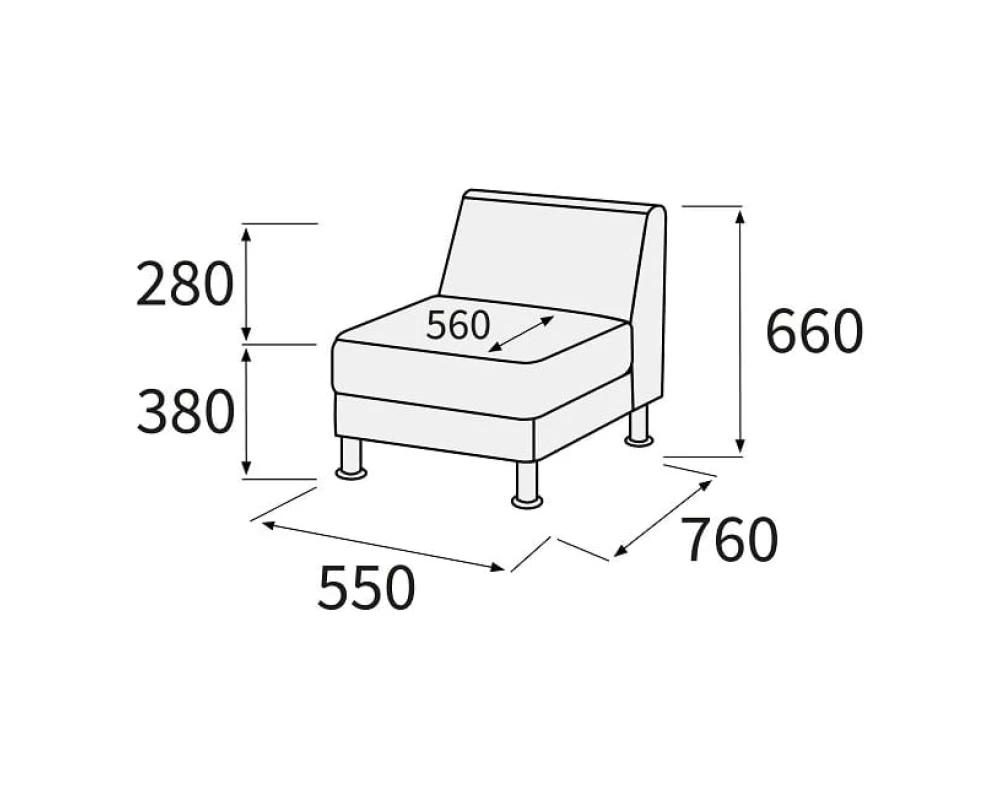 Модуль прямой Омега-люкс