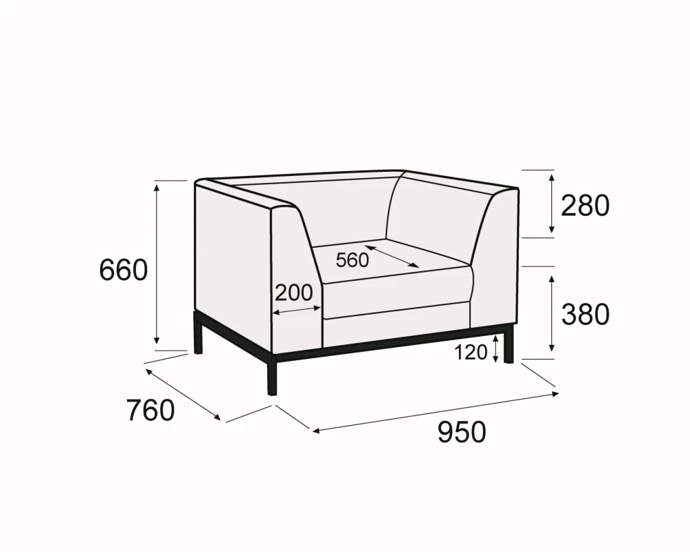 Кресло Омега Стил
