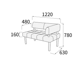 Модуль 2-х мест. с лев./прав. подл-ком Спринт images