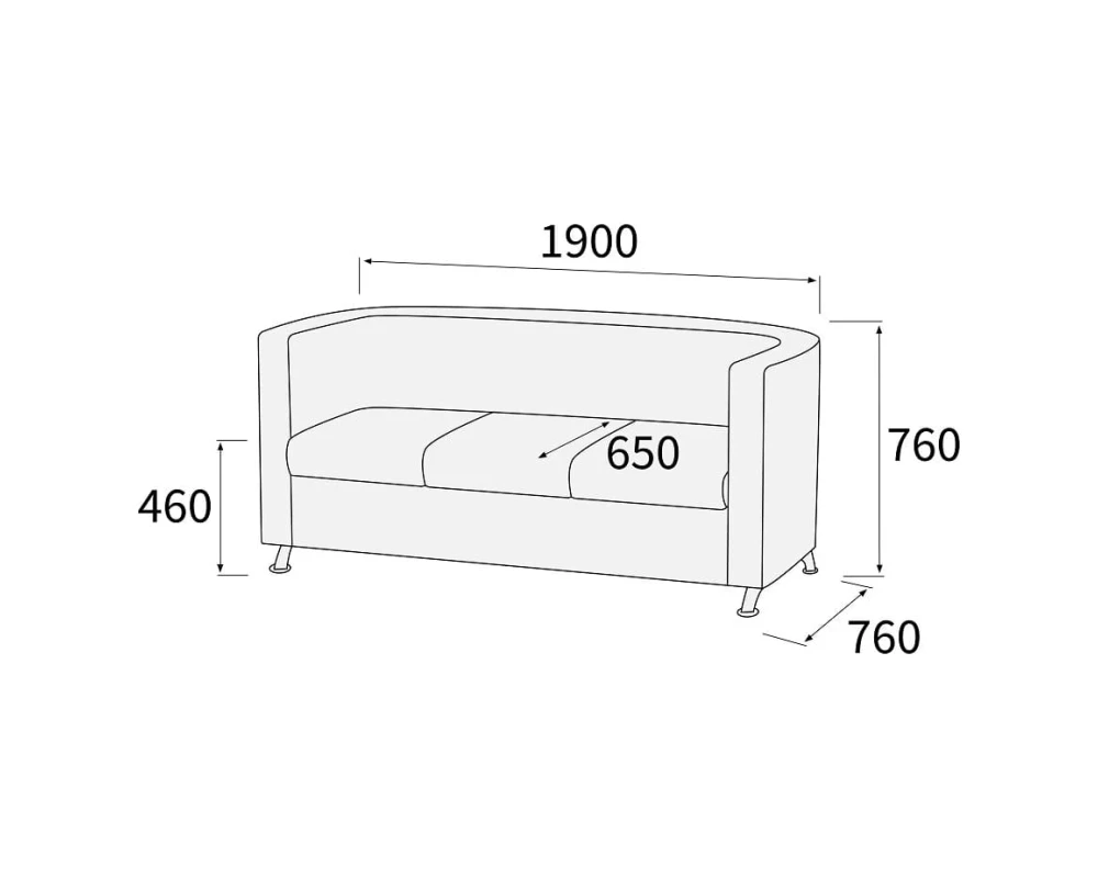 Диван 3-х местный Вита