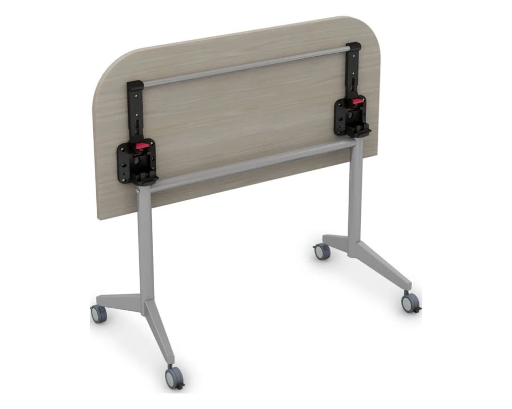 Складной радиусный стол с фиксаторами (1650*600*725) 8ФСРР.103 Бенд нью / BEND new