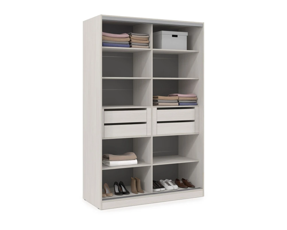 Шкаф-купе 2-дверный (1404*600*2201) ШКДД.14.10 КОМФОРТ / COMFORT