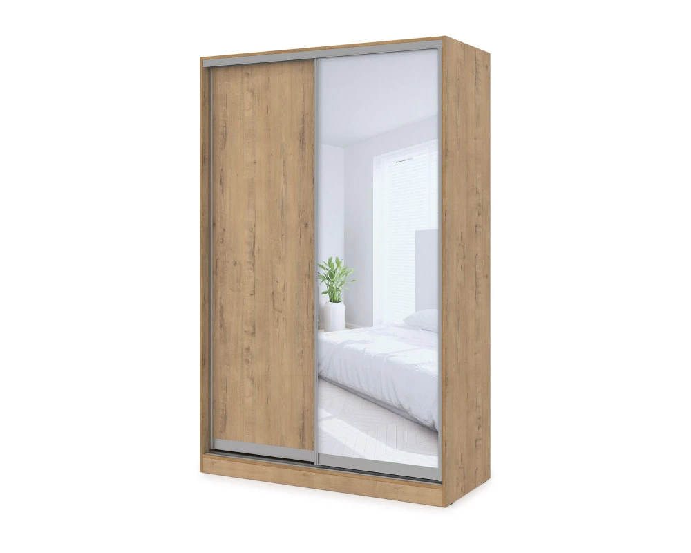 Шкаф-купе 2-дверный (1404*600*2201) ШКДЗ.14.2 КОМФОРТ / COMFORT