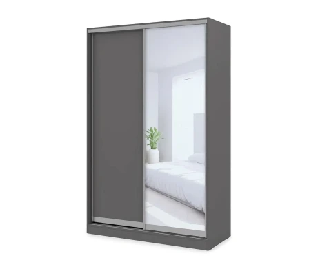 Шкаф-купе 2-дверный (1404*600*2201) ШКДЗ.14.8 КОМФОРТ / COMFORT