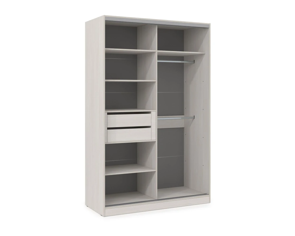 Шкаф-купе 2-дверный (1404*600*2201) ШКЗЗ.14.7 КОМФОРТ / COMFORT