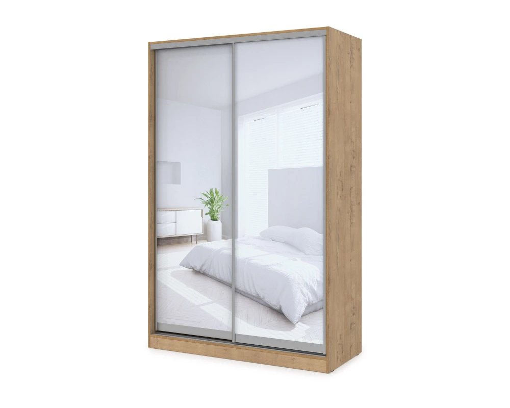 Шкаф-купе 2-дверный (1404*600*2201) ШКЗЗ.14.7 КОМФОРТ / COMFORT