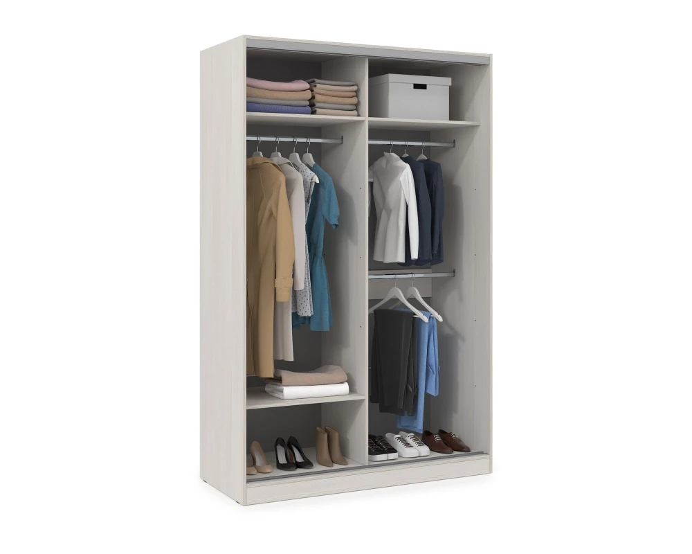 Шкаф-купе 2-дверный (1604*600*2201) ШКДЗ.16.2 КОМФОРТ / COMFORT