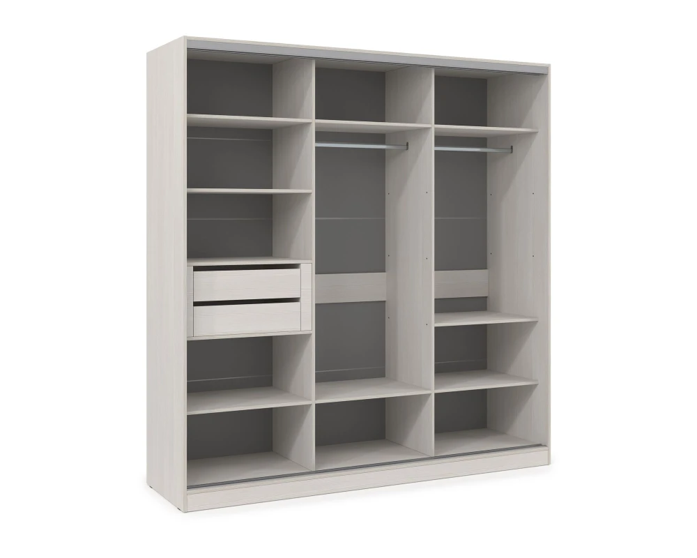 Шкаф-купе 3-дверный (2398*600*2201) ШКДЗД.24.5 КОМФОРТ / COMFORT