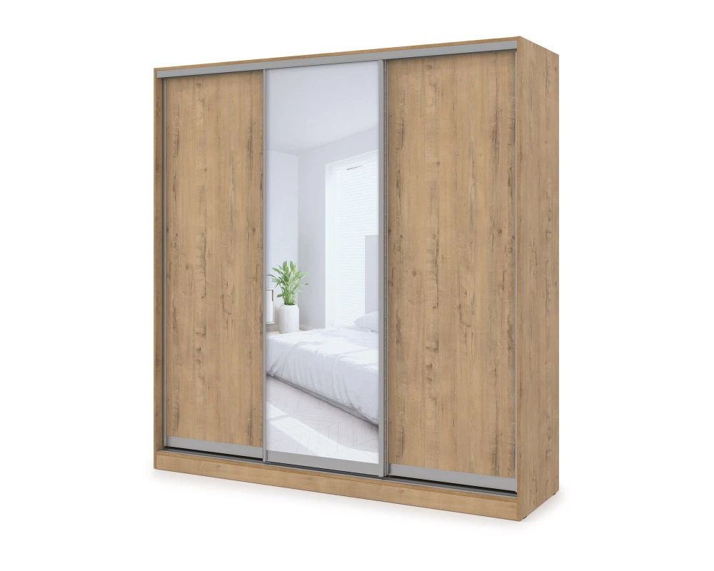 Шкаф-купе 3-дверный (2398*600*2201) ШКДЗД.24.5 КОМФОРТ / COMFORT