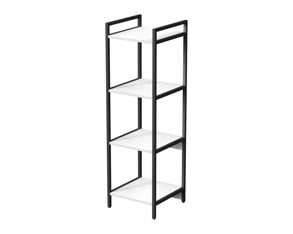 Стеллаж средний 4 полки, узкий 400x400x1328 КУБОС / CUBOS
