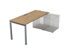 Стол рабочий прямолинейный для крепления на тумбу, начальный (1800*700*750) СПН-П.975 Глосс / Gloss images