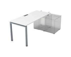 Стол рабочий прямолинейный для крепления на тумбу, начальный (1800*700*750) СПН-П.975 Глосс / Gloss images