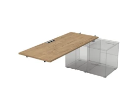 Стол рабочий прямолинейный для крепления на тумбу, средний (1600*800*750) СПС.984 Глосс / Gloss images