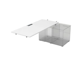 Стол рабочий прямолинейный для крепления на тумбу, средний (1600*800*750) СПС.984 Глосс / Gloss images