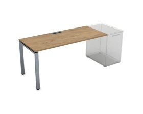 Стол рабочий прямолинейный, приставной (1400*800*750) СДТ-П.989 GLOSS images