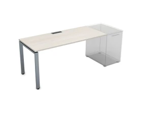 Стол рабочий прямолинейный, приставной (1400*800*750) СДТ-П.989 GLOSS images