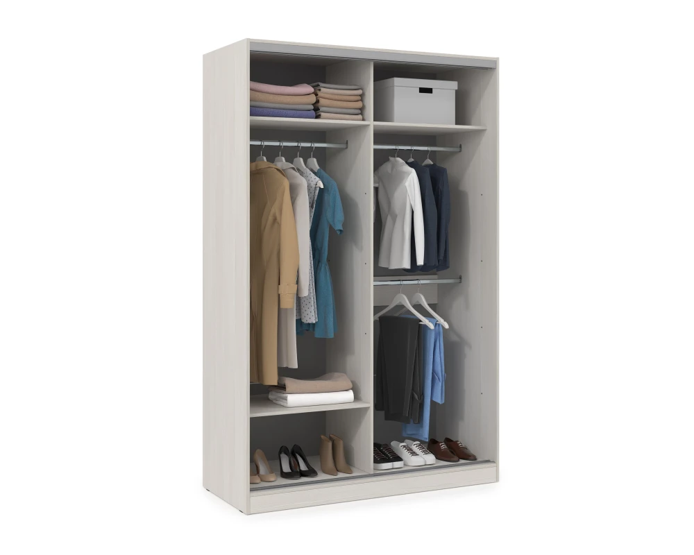 Шкаф-купе 2-дверный (1204*600*2201) ШКДД.12.2 КОМФОРТ / COMFORT