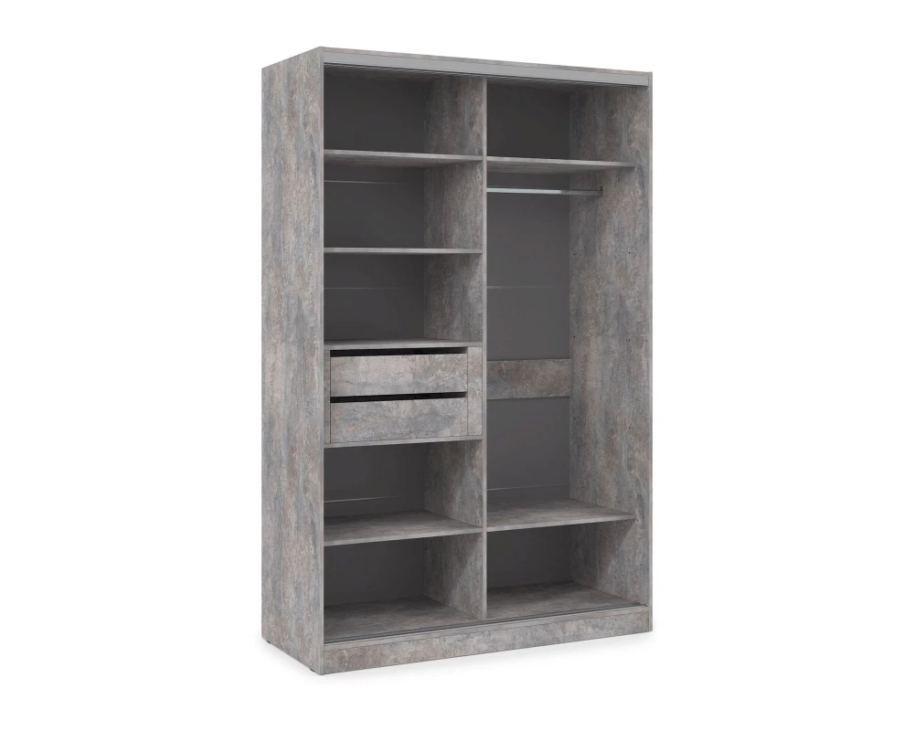 Шкаф-купе 2-дверный (1204*600*2201) ШКДД.12.5 КОМФОРТ / COMFORT