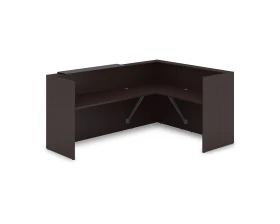 Комплект Ресепшн с фартуком HPL (2344*1765*1149) (с подсветкой) 1КР-КЛ.102.1 ЛАУНЖ / LOUNGE images