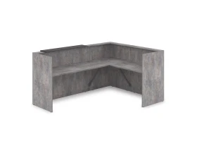 Комплект Ресепшн с фартуком HPL (2344*1765*1149) (с подсветкой) 1КР-КЛ.102.1 ЛАУНЖ / LOUNGE images