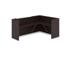 Комплект Ресепшн с фартуком HPL (2344*1765*1149) (с подсветкой) 1КР-КЛ.102.1 ЛАУНЖ / LOUNGE images