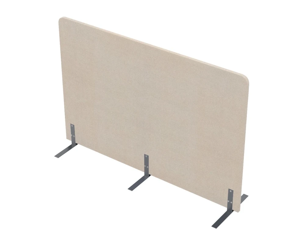 Акустическая мобильная перегородка на стационарных опорах (1600*450*1100) 011.МПО.1611 SOFToffice