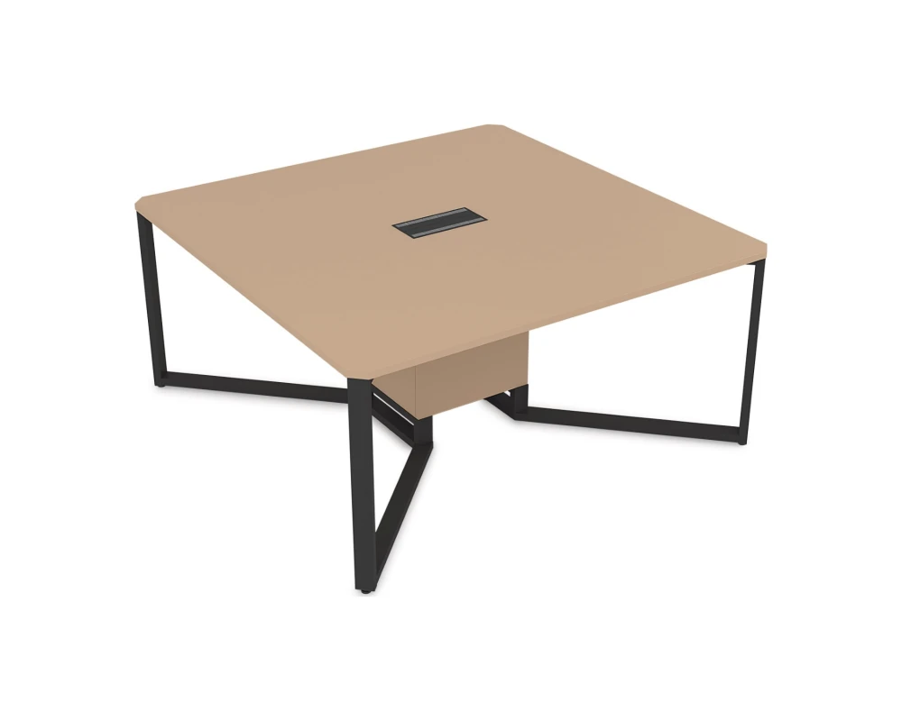 Стол-квадрат Бенч, начальный модуль (1600x1600x750) САММИТ / SUMMIT