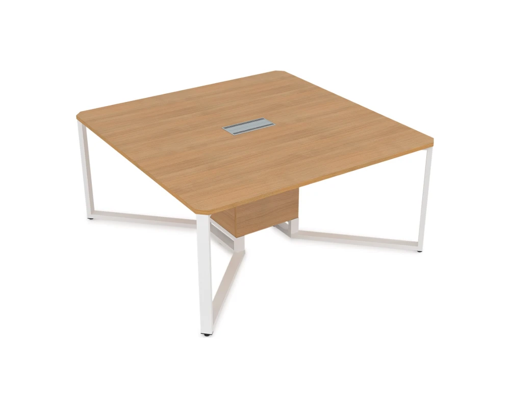 Стол-квадрат Бенч, начальный модуль (1600x1600x750) САММИТ / SUMMIT