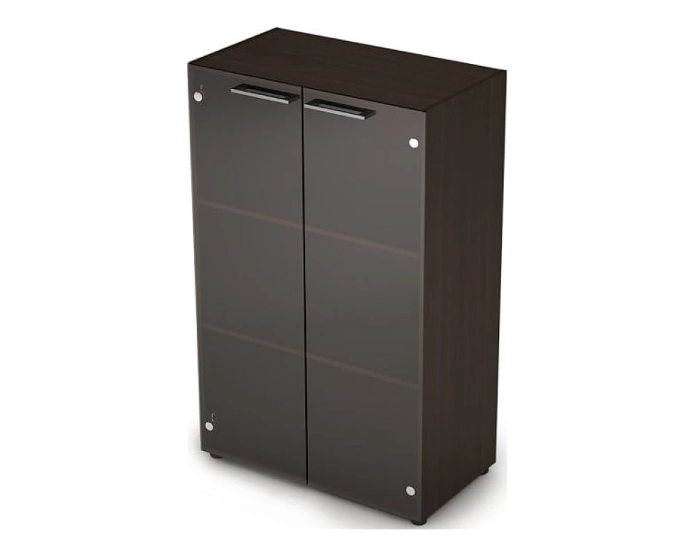 Шкаф средний со стеклом (798*430*1277) 4Ш.017.3 ТАЙМ-МАКС / TAIM-MAX