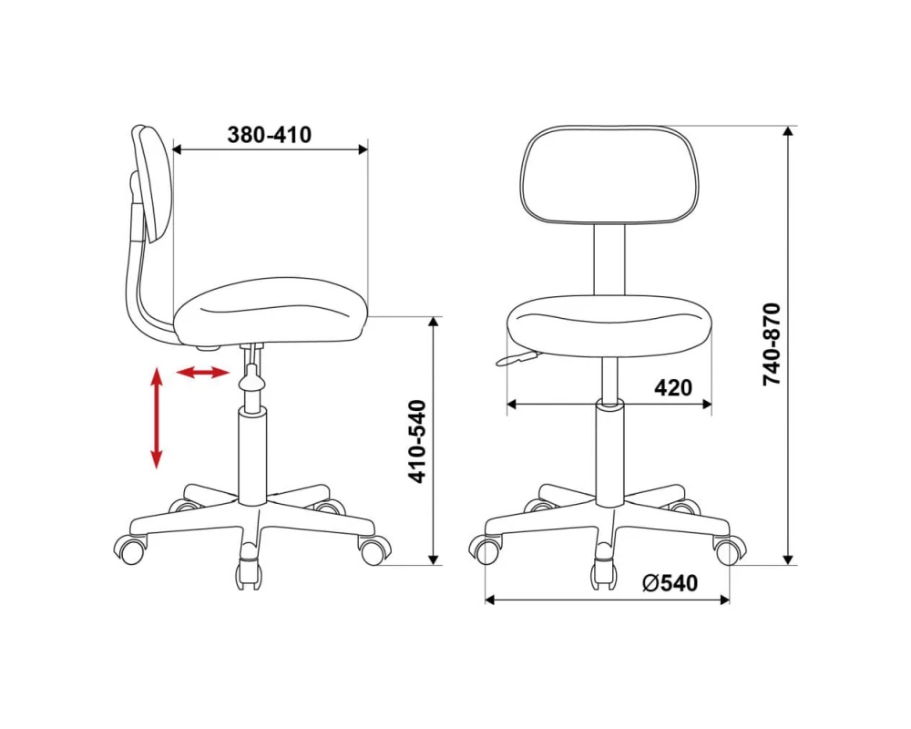 Кресло Бюрократ CH-1201NX