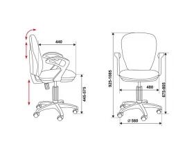 Кресло Бюрократ Ch-513AXN images