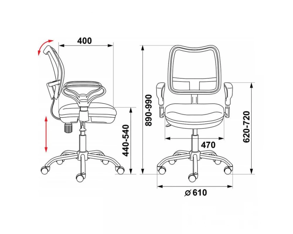 Кресло Бюрократ CH-799SL