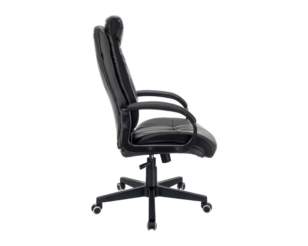 Кресло Бюрократ CH-824 Экокожа, Черный