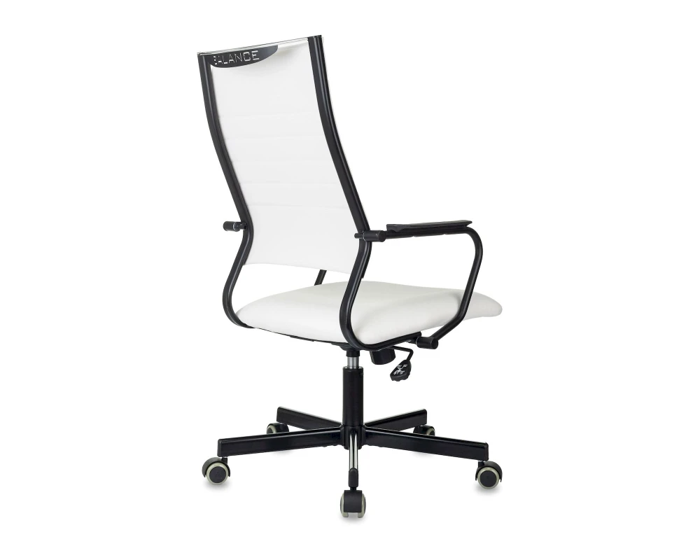 Кресло Бюрократ CH BALANCE Экокожа, Белый