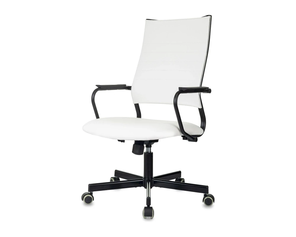 Кресло Бюрократ CH BALANCE Экокожа, Белый