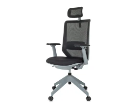 Кресло Бюрократ MC-G611NL-H Сетка/ Ткань, Черный images
