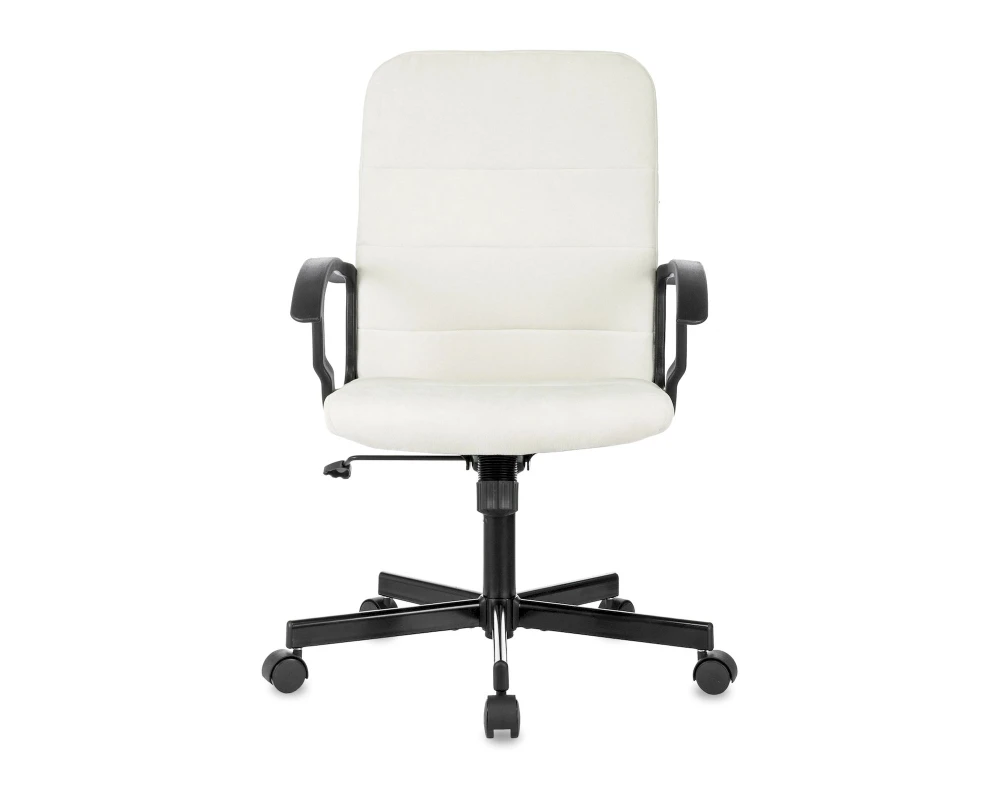 Кресло Бюрократ Триест / Triest Ткань, Молочный