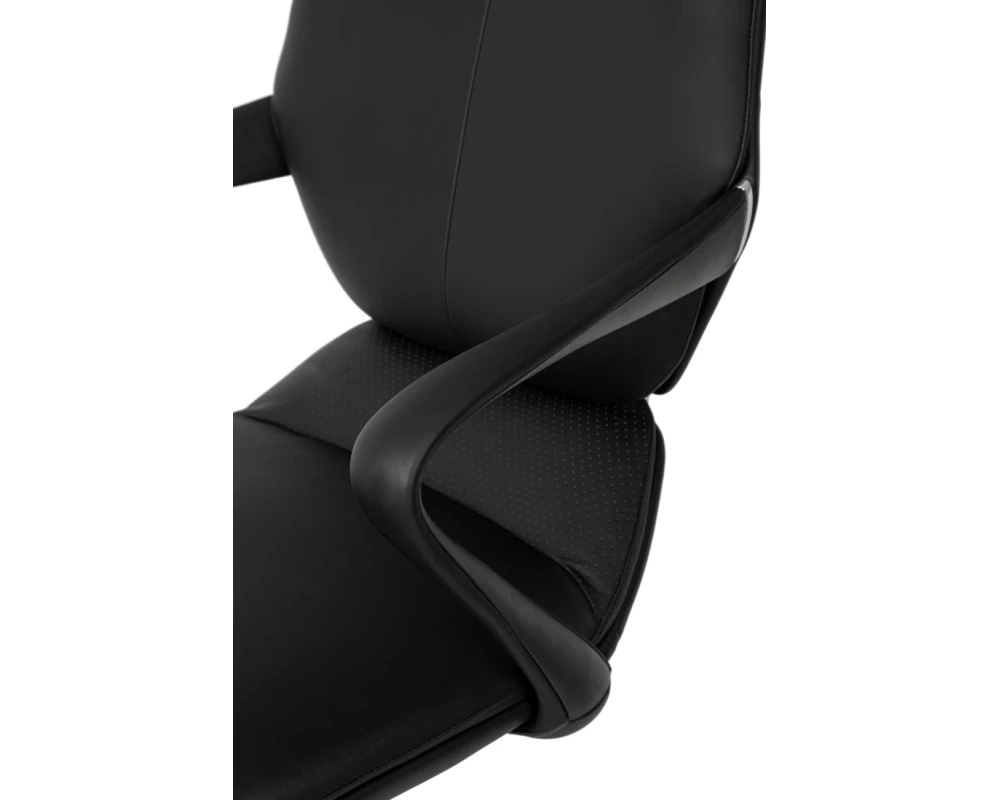 Кресло College CLG-628 LTU-A Экокожа, Черный